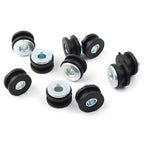 10Pcs Motorcycle Rubber Fairing Grommet Bolts