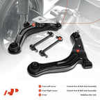 Set of 4 Front Control Arms with Ball Joints for Ford Escape (2001–2004)