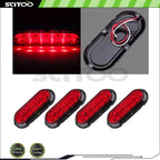 Set of 4 Red Side Markers for Ford F-150 (1998–2004)