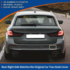 Tow Hook Cover for BMW 5-Series F10 Space Grey