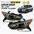 HID Headlight for Infiniti QX60 (2016–2019) AFS Left+Right